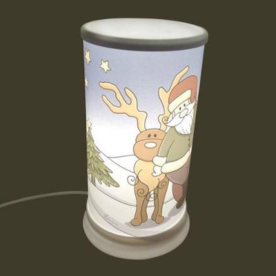 Ilumine Seu Natal Com A Charmosa Luminária De Mesa Do Papai Noel Decorativa!