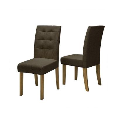 Conjunto Com 2 Cadeiras De Jantar Multimóveis Cr50040 Castor Castor