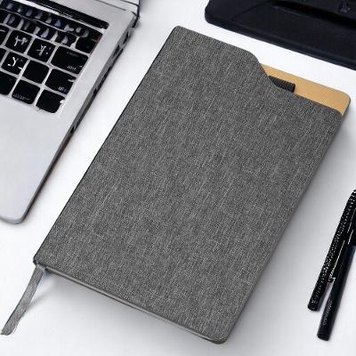 Caderno Elegante Com Capa Dura - Folhas Pautadas Para Anotações E Estudos Em Cinza