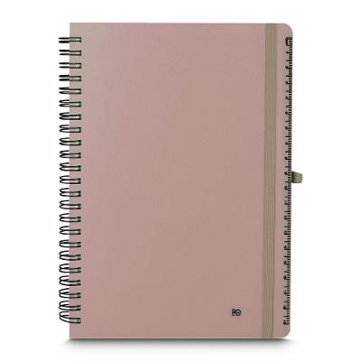 Caderno De Notas Bege Com Porta-caneta - 70 Folhas Para Organização E Criatividade