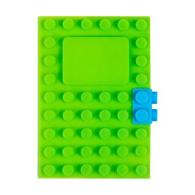 Caderno A6 Lego Verde Com Capa De Silicone Para Notas E Inspirações Criativas