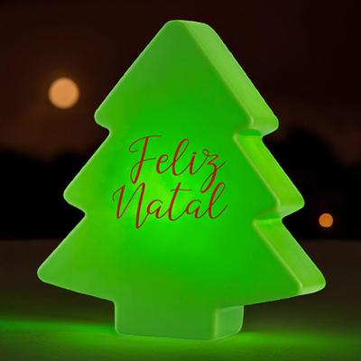 Árvore Iluminada Verde Natalina - Decoração Charmosa Para Festas De Fim De Ano
