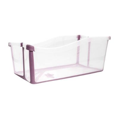 Banheira Dobrável Clingo: Conforto Rosa Para Banhos Práticos E Compactos