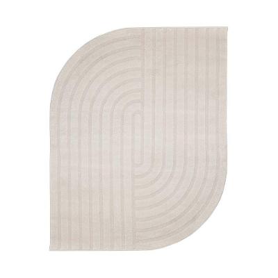 Tapete Sala Turco Milano 01 Bege 1,40x2,00m Orgânico Edantex