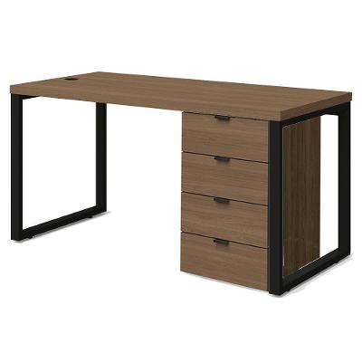 Mesa Escritorio 150 Cm E Gaveteiro 4 Gavetas Frame Kappesberg Munique