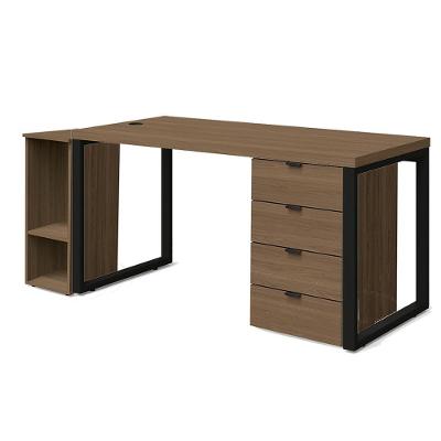 Conjunto Escritorio Industrial 3 Peças 150 Cm Frame Kappesberg Munique