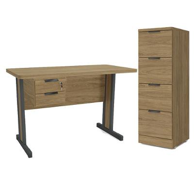 Conjunto Escritorio 3 Pecas 200401 Versatil Kappesberg Itapua