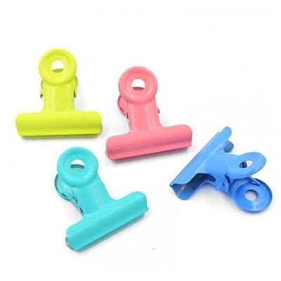 Kit 36 Presilha Metal Para Unha Curvatura C Alongamento Colorida Tamanho P