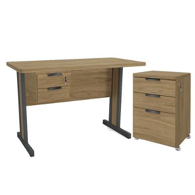 Conjunto Escritorio 3 Pecas Mdp 500301 Versatil Kappesberg Itapua
