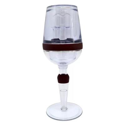 Aerador De Vinho Taca Decanter Oxigenador Filtro Portatil Luxo Em Acrilico