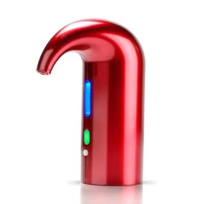Dispenser De Vinho Eletrico Aerador Decantador Automatico Bomba Inox Vermelha Garrafa Inteligente Premium Recarregavel