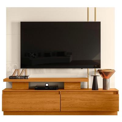 Estante Home Tv 75 Polegadas 183 Cm Apolo Madetec Cinamomo Off White