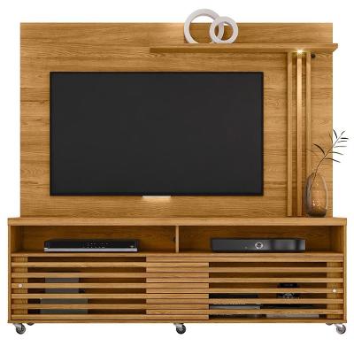 Estante Home Tv 65 Polegadas 2 Portas 182cm Frizz Madetec Cumaru