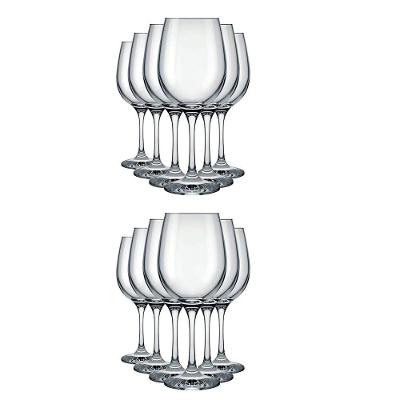 Taças Para água E Vinho Barone 490ml 12 Unidades - Nadir 7056
