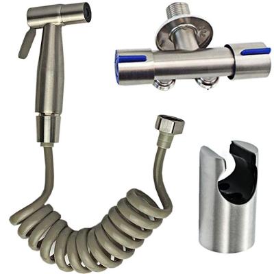 Kit Ducha Higiênica Com Registro Duas Saídas De 1-2mm Inox Super Prática Chuveirinho Cromada