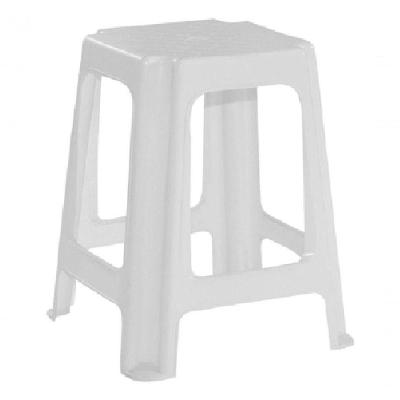 Banqueta Plástica Taly - Branca Branca