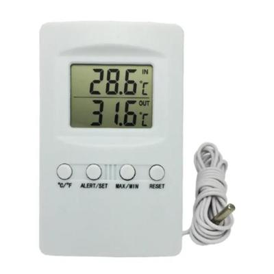 Termometro Digital Sensor Externo Interno Maxima Minima Memoria Automatica Freezer Agua Geladeira