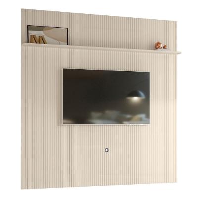 Painel New Guaporé Para Tv 75 Polegadas Do Piso Ao Teto - Madetec Off White