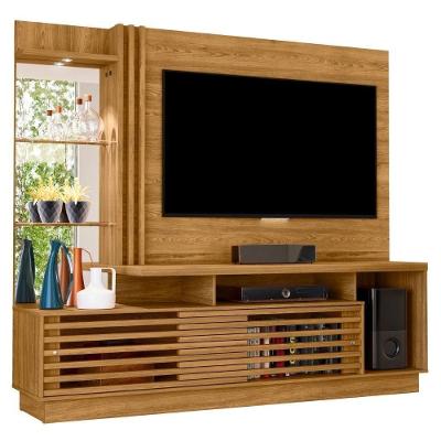 Estante Home Theater Frizz Plus Para Tv Até 60 Polegadas 2 Portas - Madetec Móveis Cumaru