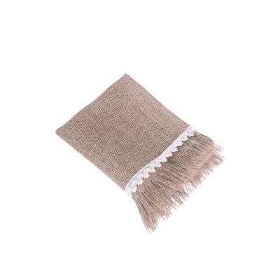Caminho De Mesa 1 Peça 1.30m X 46cm 75% Juta - 25% Malva Bege