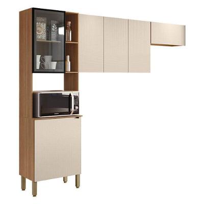 Cozinha Compacta 3 Peças Vert Plus Freijó Soft - Kits Paraná
