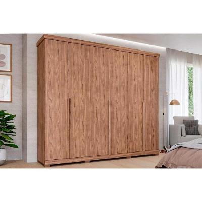 Guarda Roupa Casal 6 Portas E 6 Gavetas C- Pés Guarapari Cinamomo - Panan