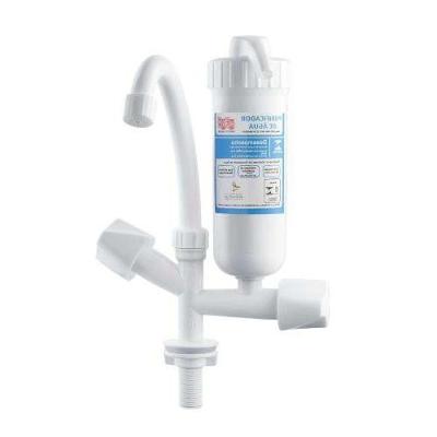 Torneira Com Purificador Bancada Bica Móvel Plus Branca - Capacidade 10.000 Litros