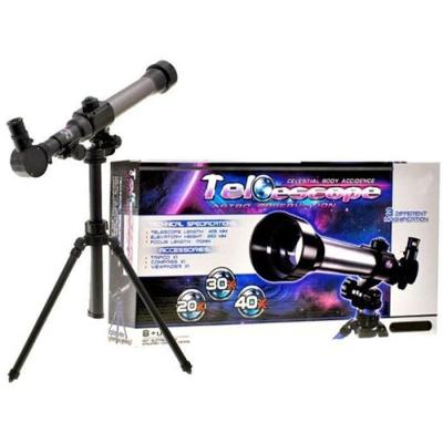 Telescopio Astro Terrestre Kit 3 Lentes Tripe Luneta Ciencia Espaço Escola