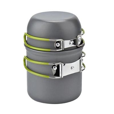 Kit Panelas Camping Aluminio Kit Cozinha Acampamento Outdoor Panela Viagem Praia Pesca Com Bolsa Sacola