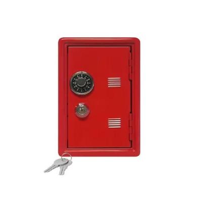 Cofre Metal Chave Senha Cofrinho Infantil Adulto Portatil Porta Joias Dinheiro Documentos Mini Segredo