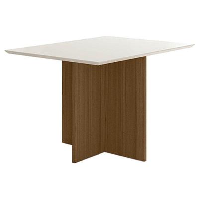 Mesa De Jantar 120cm Helo Carvalho Off White – Poliman