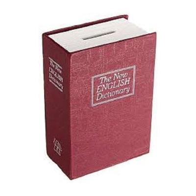 Cofre Livro De Segurança Camuflado Dicionario Com 2 Chaves Pequeno Porta Joias E Dinheiro Mini Luxo