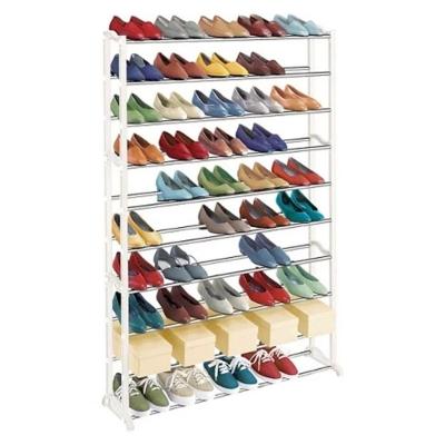 Sapateira Estante Metal Para 50 Pares Com 10 Prateleiras