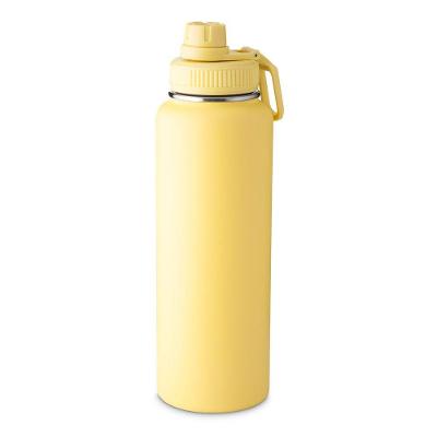 Garrafa Térmica Amarela 1,2l - Versátil Para Bebidas Quentes E Frias, Alta Durabilidade
