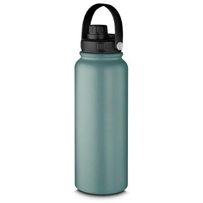 Garrafa Térmica Inox Com Alça 1,1l - Verde, Isolamento Em Parede Dupla