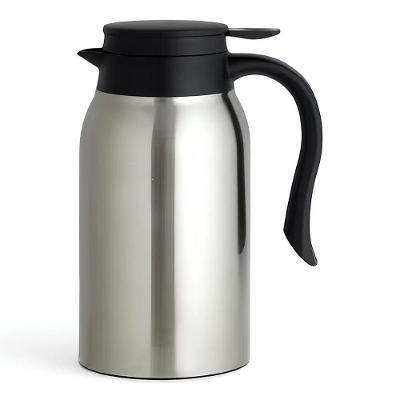 Garrafa Térmica Inox Escovado 800ml Preta Para Cafés E Chás - Mood Elegance