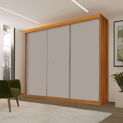 Guarda Roupa Casal Ambiente ímola 3 Portas De Correr Freijó Mani - Luapa