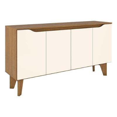 Buffet Quartzo 4 Portas Nature Off White ? Henn