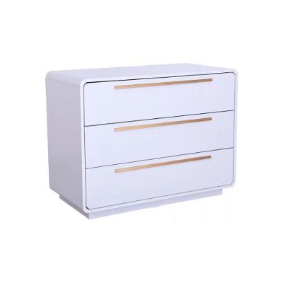 Cômoda Infantil Canto Redondo Coleção Wave Divicar Branco