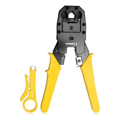 Alicate Crimpar Corte Decapador Cabo De Rede Rj11 Rj12 Rj45 Bom-1703