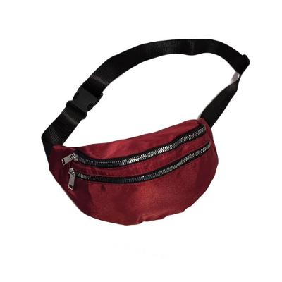 Pochete Celular Bolsa Academia Cintura 2 Compartimentos Vinho