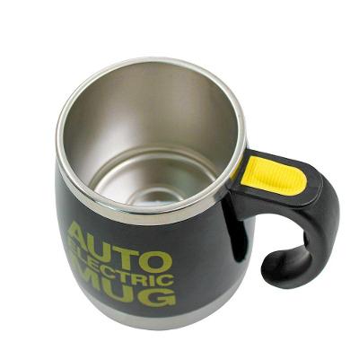 Caneca Termica Mixer Misturadora 350ml Aço Inox A Pilha Preto