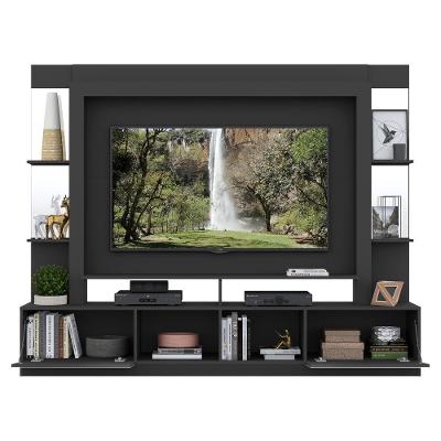 Rack C/ Painel Suporte Tv 65´´ C/ Espelho Preto