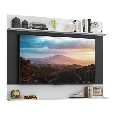 Painel Com Suporte Tv 65" Amsterdã Classic Multimóveis V3424 Preto/Branco Preto/Branco