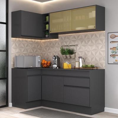 Armário De Cozinha Compacta De Canto Mp2091.895 Preto