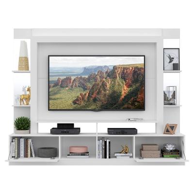 Rack Estante Suporte Tv 65´´ Espelho Branco