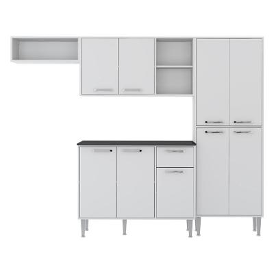 Armário De Cozinha Compacta Xangai Multimóveis V2840 Branco Branco