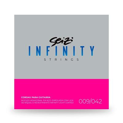 Corda P- Guitarra Seizi Infinity Light Coated 9-42 - Ec0582
