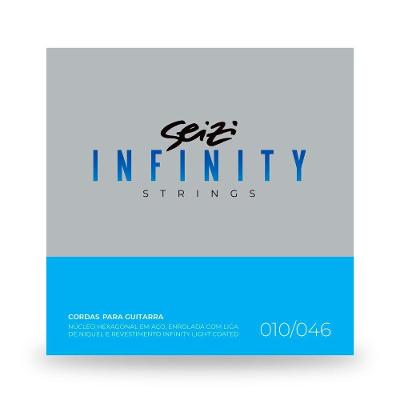 Corda P- Guitarra Seizi Infinity Light Coated 10-46 - Ec0580