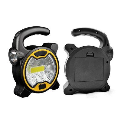 Lanterna Farol Holofote Led Cob Recarregável Usb Camping